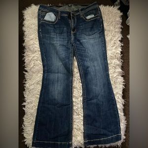 A.n.a blue flare jeans in size 14